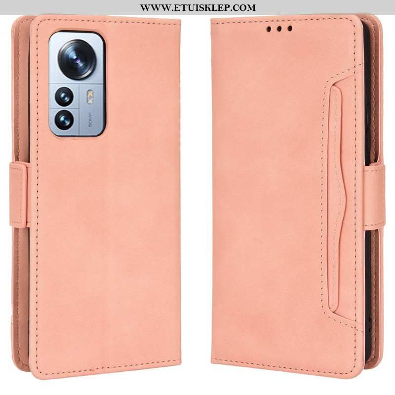 Etui Folio do Xiaomi 12 Pro Wielokartowa Klasa Premier